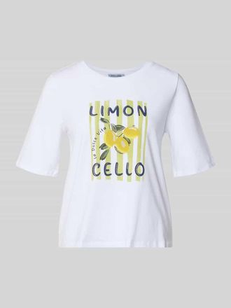 More & More More & More T-Shirt mit Motiv-Print in Weiss, Gr&ouml;&szlig;e 34