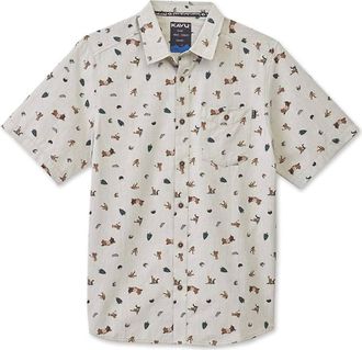 Kavu Mens Juan Shirt In Sasquatch Toss