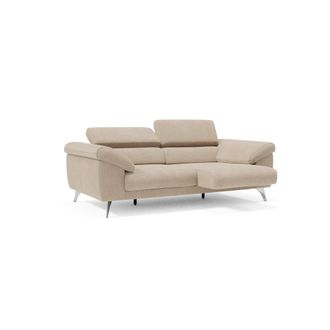 Divani.Store Sof&aacute; con reposabrazos con arc&oacute;n 183 cm beige