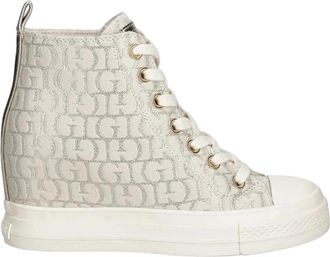 Guess Sundae High-top Sneakers - Dames - Sneakers - Geel - 36 EU - Schoenen