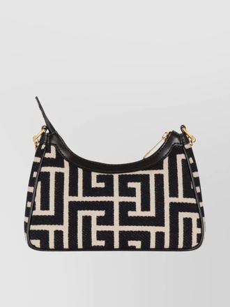 Balmain leather chain handle shoulder bag