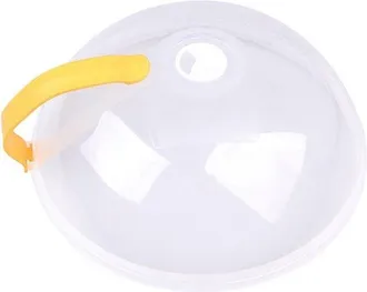 OEM Tapa Para Microondas Con Asa (2 Unidades) - Transparente Antisalpicaduras Cubierta Protectora Para Microondas Evita Salpicaduras