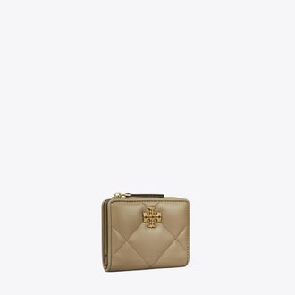 Tory Burch Womens Kira Diamond Quilt Bi-Fold Wallet, One Size