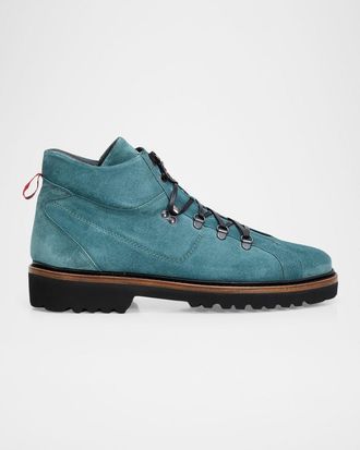 Kiton Men & apos;s Smoritz Suede Ankle Boots