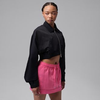 Nike Jordan Womens Jordan Flight Club Lightweight Jacket in Black | IF1139-010