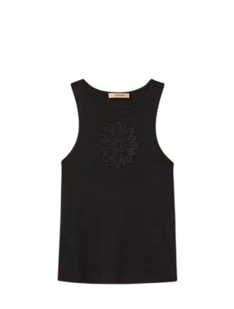 Twin-Set Top doppio set nero