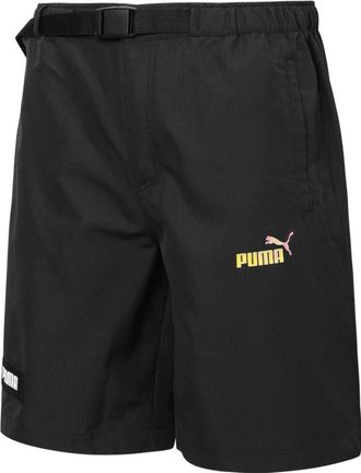 Puma Logo Casual Shorts Black 671965-01