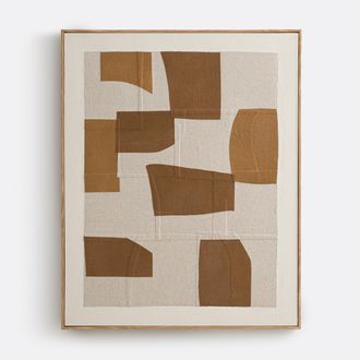 La Redoute Interieurs Ingelijst linnen doek, lengte 80 x hoogte 100 cm, SEPYA