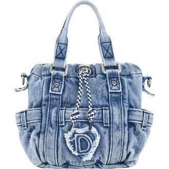 Desigual Mini Denim Crossbody Bag in Light Blue at Nordstrom