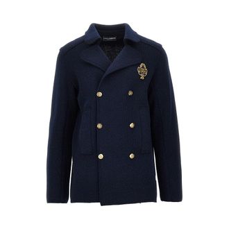 Dolce & Gabbana Knitted double-breasted jacket Man M