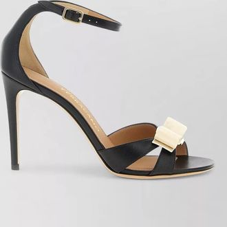 Ferragamo roxy sandals open toe bow detail