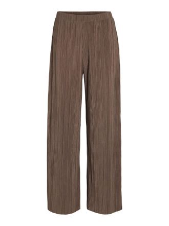 Vila Womens Viplisa Hw Wide Pants-Noos Trousers, Fossil, S