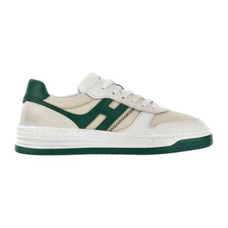 Hogan Sneaker H630 - Heren - Sneakers - Groen - 40 1/2 EU - Leer - Schoenen