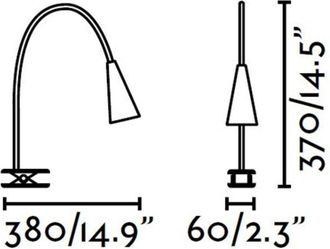 Faro Barcelona Lena L&aacute;mpara Pinza Blanca 52059