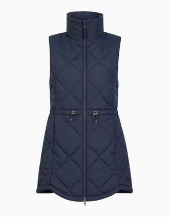 Mountain Warehouse Womens Mountain Warehouse Womens/Ladies Rye Quilted Long Length Gilet - Navy - Size: 12