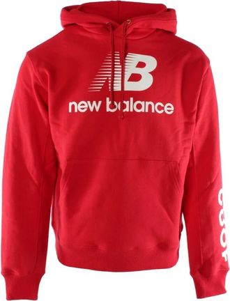 New Balance Made in USA Heritage Hoodie - Heren - Hoodies - Rood - M - Katoen - Hoodies & sweatvesten