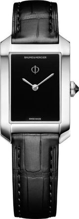 Baume & Mercier Hampton Quartz Black Dial Ladies Watch 10813