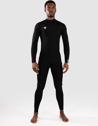 Vissla 7 Seas Comp 3/2mm Full Chest Neoprenanzug schwarz