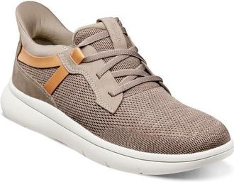 Florsheim Fleet Knit Elastic Sneaker in Mushroom Multi at Nordstrom, Size 10.5