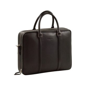 Pourchet Tassen, Heren, Bruin, ONE Size, Leer, Ethan Documententas