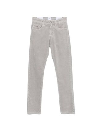 Sartoria Tramarossa Mens 5 Pocket Corduroy Jeans In Grey