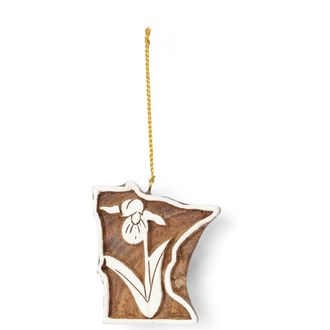 Matr Boomie Minnesota State Lady Slipper Ornament in Natural at Nordstrom
