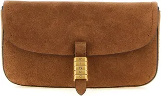 Pinko Cross Body Bags, female, Brown, Size: ONE SIZE Saddle Flat