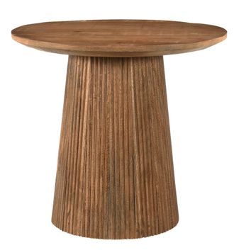 Moloo Mesa de centro redonda D50 cm en madera maciza