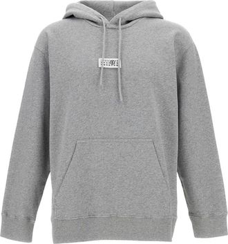 Maison Margiela Oversize Hoodie - Heren - Hoodies - Grijs - M - Katoen - Hoodies & sweatvesten