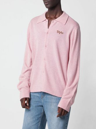 S&eacute;fr Polo in maglia di misto lana con vestibilit&agrave; relaxed