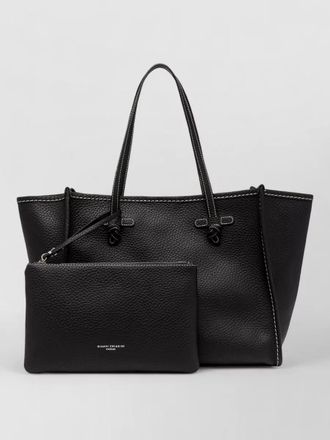 Gianni Chiarini marcella tote bag textured contrast stitching