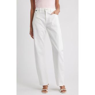 BOSS Daelya Straight Leg Jeans in Ntural at Nordstrom, Size 27