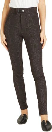 Dear John Denim Nina Highrise Legging In Mocha Snake