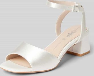 Buffalo Brautschuh mit Blockabsatz Modell BEATE in Offwhite, Gr&ouml;&szlig;e 38