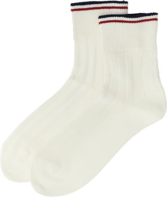 Brunello Cucinelli White Cotton Socks Clothing