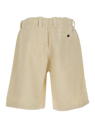 C.P. Company Mens Shorts Lino Beige Linen