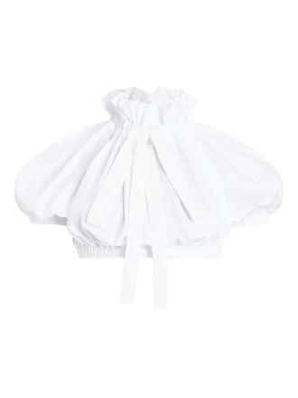 Patou Cropped Volume Jersey Top