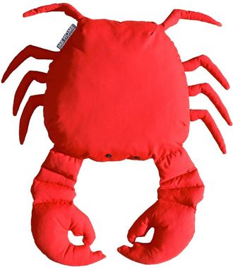 MX HOME Cojín exterior Cangrejo rojo vivo