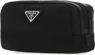 Prada Mens Black Re-Nylon Beauty Case Nero Poliammidericiclata-Vitello Accessory
