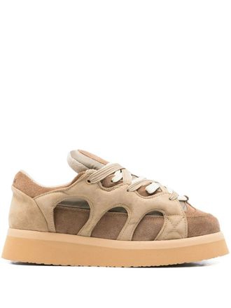 Santha Model 1 Platform Beige-Mud Shoes