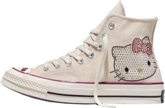 Converse Schoenen, Heren, Beige, 45 EU, Chuck 70 Hi Hello Kitty Swarovski