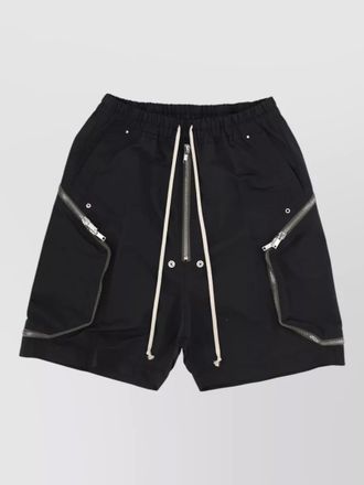 Rick Owens heizer bela shorts elastic waistband pockets