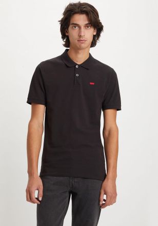 Levi's Poloshirt LEVIS LE SLIM HOUSEMARK POLO, Herren, Gr. XXL, schwarz (meteorite), Piqu&eacute;, Obermaterial: 96% Baumwolle, 4% Elasthan, slim fit, Shirts Polosh