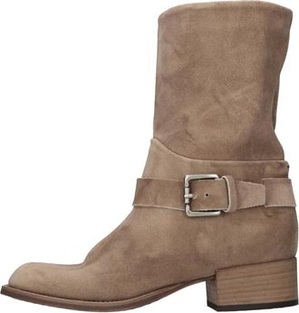 Pantanetti Roupybiscotto Heeled Boots - Dames - Laarzen met Hak - Bruin - 42 EU - Su&egrave;de - Schoenen