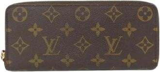 Louis Vuitton Pre-owned Wallets, female, Brown, Size: ONE SIZE Pre-owned Canvas Wallet