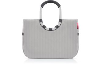 Reisenthel Einkaufskorb REISENTHEL Loopshopper L, Damen, grau (hellgrau), Polyester, Einkaufsk&ouml;rbe Einkaufskorb