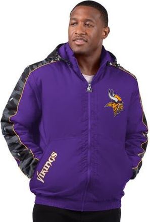 Starter Mens Starter Purple Minnesota Vikings Thursday Night Gridiron Full-Zip Jacket at Nordstrom, Size Medium