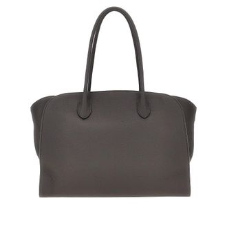 The Row Marlo 14 grained leather bag Woman One Size