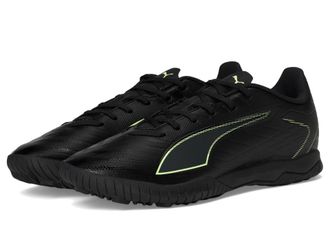 Puma Mens Ultra Play Turf Trainer Soccer Cleats Sneaker, Black-fizzy Light-green Terrain Ah25, 7.5
