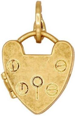 Clare Vivier Padlock Locket in Vintage Gold at Nordstrom